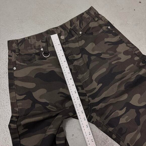 GREEN CAMO Baggy y2k DENIM 32 WAIST - Picture 7 of 7